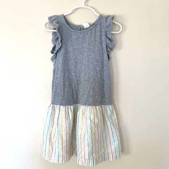 Baby Gap ruffle sleeved tshirt dress 5T